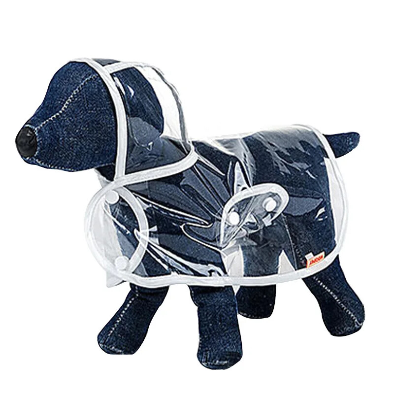 Prozirna kabanica za kućne ljubimce Kišna jakna Vodootporna kaput za kućne ljubimce za Samll Slatke srednje velike pse Teddy Shiba Pončo za pse za šetnju na otvorenom Odjeća za kućne ljubimce