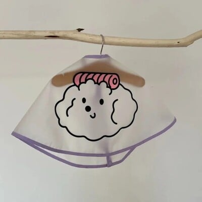 Ρούχα για σκύλους για κατοικίδια Ρούχα μανδύα κούρεμα μανδύα για σκύλους γάτες δάκρυ Περιποίηση προσώπου Αδιάβροχο αδιάβροχο ύφασμα κάπα Προμήθειες για κατοικίδια