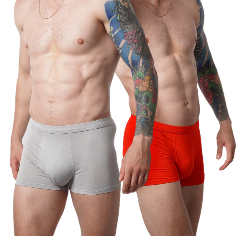 Modalno bešavno muško donje rublje Muške sportske boksačice srednjeg struka Udobne donje gaće Prozračne 2XL-9XL široke debele boksačice velikih veličina