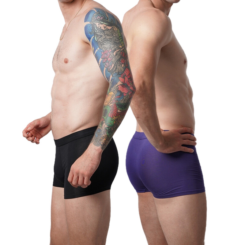 Modalno bešavno muško donje rublje Muške sportske boksačice srednjeg struka Udobne donje gaće Prozračne 2XL-9XL široke debele boksačice velikih veličina