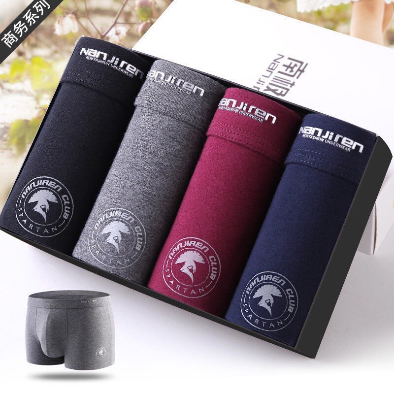 Suures suuruses meeste aluspesu Bokser Bränd Mees Aluspüksid Tugevad lühikesed püksid Puuvillane Bokser Kodu Keskmine Meeste Bokserid Seksikad L-6xl