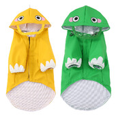 2024 Αδιάβροχο κατοικίδιο ζώο Bichon Corgi Χαριτωμένο αδιάβροχο αδιάβροχο δεινόσαυρος που μεταμορφώθηκε σε αδιάβροχο σκύλος αδιάβροχο νέο στυλ