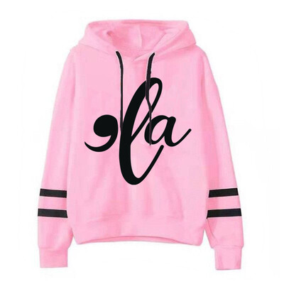 Ulične ženske dukserice Smiješne majice s kapuljačom s otisnutim zarezom i okruglim izrezom Opušteni pulover dugih rukava s uzicom Flis ženski s kapuljačom