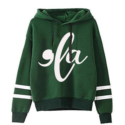 Ulične ženske dukserice Smiješne majice s kapuljačom s otisnutim zarezom i okruglim izrezom Opušteni pulover dugih rukava s uzicom Flis ženski s kapuljačom