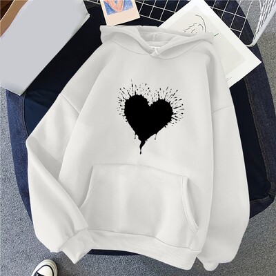 2024. aasta piiriülene e-kaubandus Euroopa jaama mugav meeste ja naiste armastusmustriga kapuuts, kapuutsiga taskujoonised