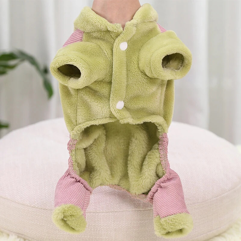 Odjeća za pse za kućne ljubimce Jesen Zima Topli kaput za pse za male pse Puppy Jacket Outfit Slatki cvijet Love Hlače Pseći kombinezon Chihuahua