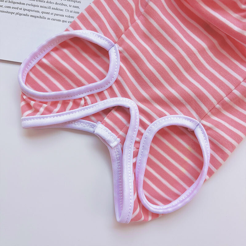 Tüdrukute lemmikloomade koerte pidžaamad kutsika kassi riided mähitud kõhuga koerte kombinesooni pidžaama väikestele koertele Chiwawa lemmikloomade spordidressid pidžaamad PJS XXS