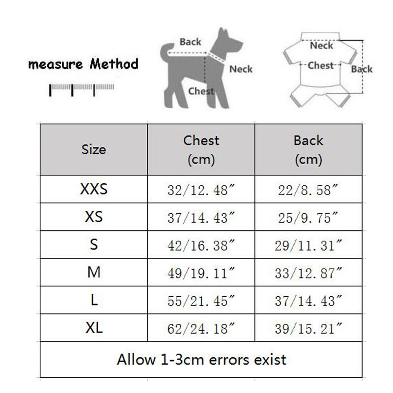 Tüdrukute lemmikloomade koerte pidžaamad kutsika kassi riided mähitud kõhuga koerte kombinesooni pidžaama väikestele koertele Chiwawa lemmikloomade spordidressid pidžaamad PJS XXS
