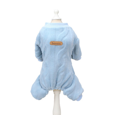 Ζεστή φόρμα σκύλου πιτζάμες για μεσαίου μεγέθους σκύλους γάτες Ρούχα Chihuahua Yorkie Ρούχα Shih Tzu Coat Pug Poodle