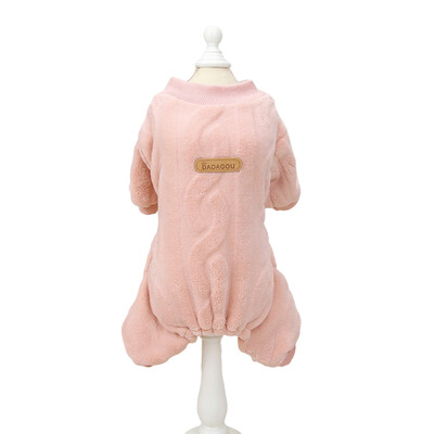 Ζεστή φόρμα σκύλου πιτζάμες για μεσαίου μεγέθους σκύλους γάτες Ρούχα Chihuahua Yorkie Ρούχα Shih Tzu Coat Pug Poodle