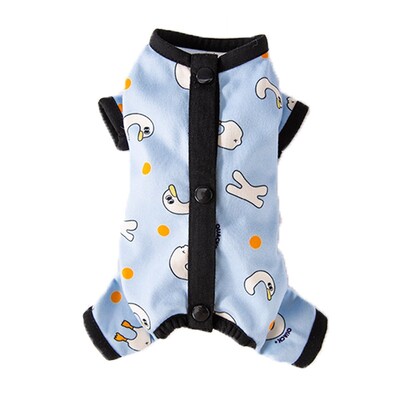 Kombinezoni za kućne ljubimce s uzorkom labuda Odjeća Ljeto Odjeća za psa Četveronoške Odjeća za štene Kućna odjeća Pidžama Odjeća za klima uređaj