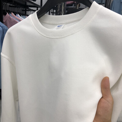 Hanorace casual simple pentru femei Moda zilnică Moda de zi cu zi Hanorace cu decolteu în formă de O Casual Topuri alb roz roșu pentru toamnă
