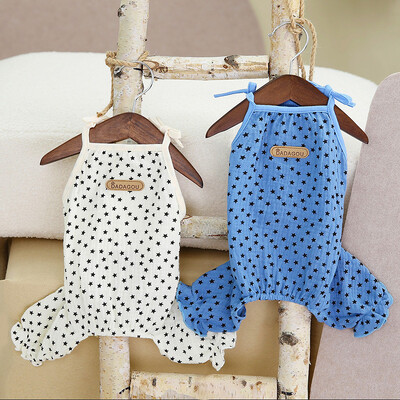 Câine de vară Acasă Îmbrăcăminte Modă Animal de companie Haine cu patru picioare Cățeluș Confortabil Vestă moale Teddy Îmbrăcăminte nouă