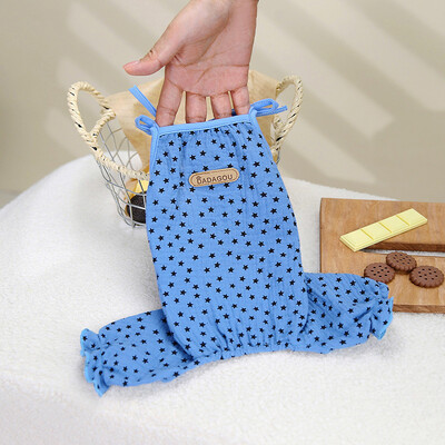 Καλοκαιρινά ρούχα για σκύλους για το σπίτι Μόδα για κατοικίδια Ρούχα με τέσσερα πόδια Κουτάβι Άνετο μαλακό γιλέκο Teddy Νέα ρούχα