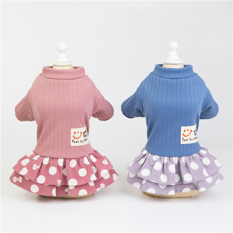 Luksuzna dizajnerska odjeća za pse 2021. Haljina za male pse Štene Pamučna ljetna odjeća za pse za djevojčice Odjeća za čivavu francuskog buldoga