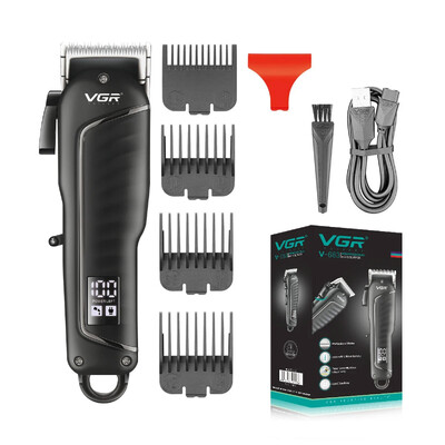 VGR punjiva mašina za šišanje Brijač Šišanje brade Profesionalni trimer za kosu Bežična mašina za šišanje za muškarce V-683
