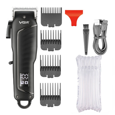 VGR punjiva mašina za šišanje Brijač Šišanje brade Profesionalni trimer za kosu Bežična mašina za šišanje za muškarce V-683