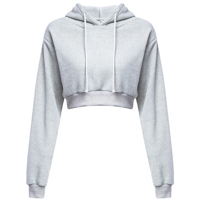 Nova modna ženska majica s kapuljačom, kratki kaput, sportski pulover, majice s kapuljačom, ženska jesensko-zimska odjeća, kratki gornji dio, majica s kapuljačom