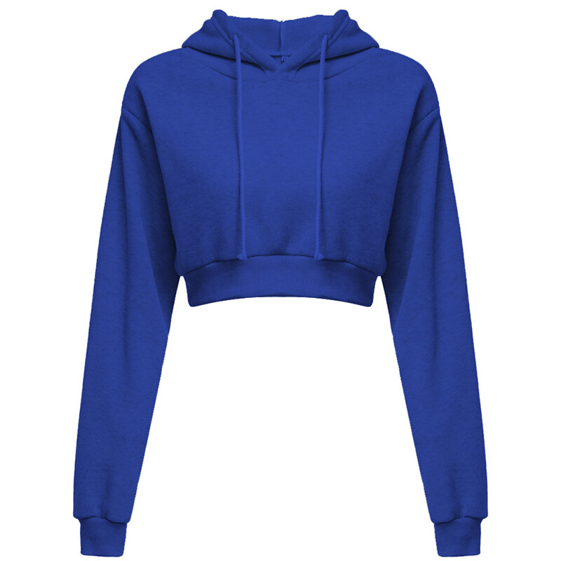 Nova modna ženska majica s kapuljačom, kratki kaput, sportski pulover, majice s kapuljačom, ženska jesensko-zimska odjeća, kratki gornji dio, majica s kapuljačom