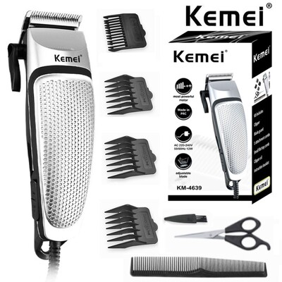 Kemei KM-4639 Electric Clipper Hair Clippers Professional Trimmer Οικιακή μηχανή γένια χαμηλού θορύβου Εργαλείο προσωπικής φροντίδας κούρεμα