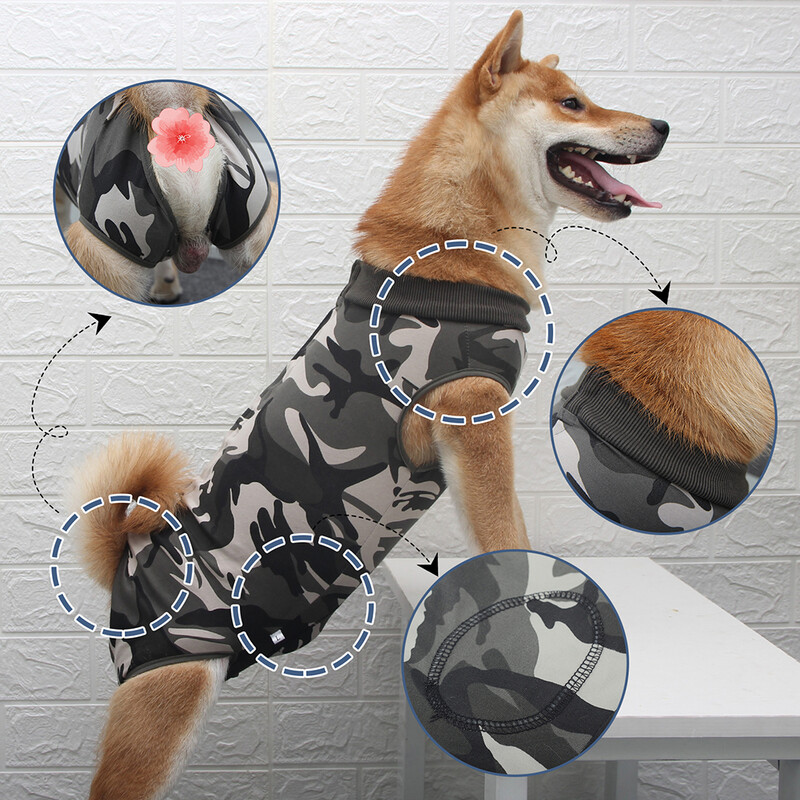 Kirurško odijelo za kućne ljubimce Odijelo za oporavak Fiziološki kombinezon Prsluk protiv lizanja Njega Odjeća za održavanje Potrepštine za pse Proizvodi za kućne ljubimce