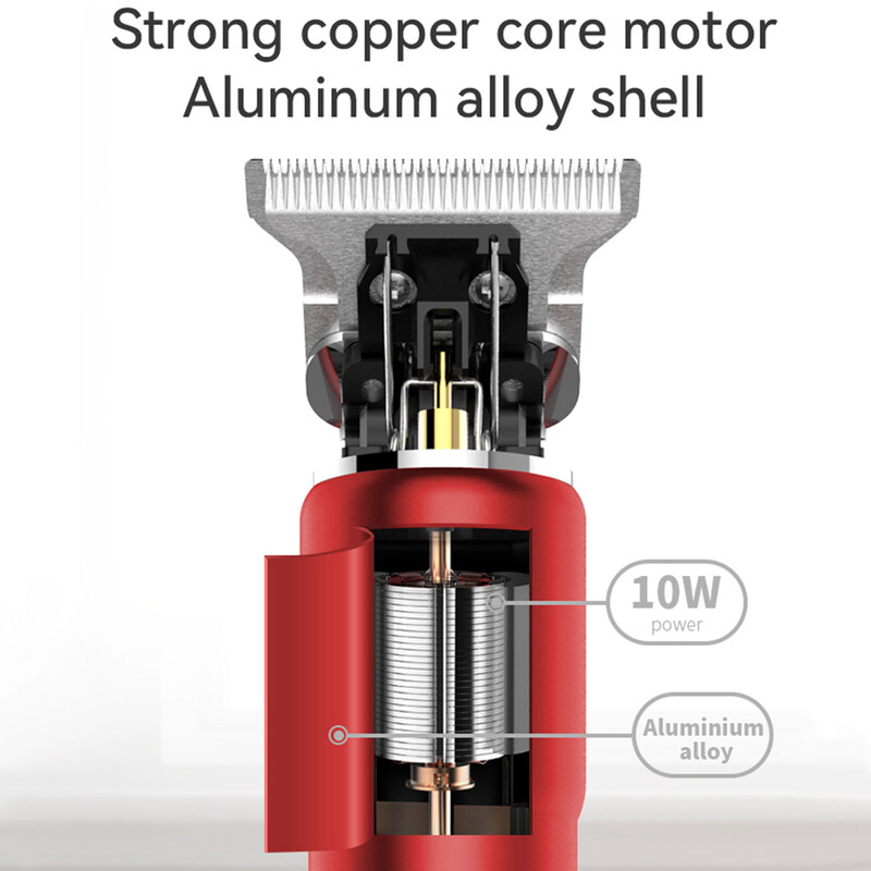 Originalna Kemei vodootporna bežična brijačka oštrica trimera za kosu Can Be Zero Men Snažni električni trimer za bradu Stroj za šišanje kose
