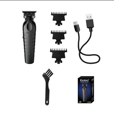 Kemei KM-2299 bežični trimer Type-c punjivi električni aparat za šišanje Barber Zero Gapped Finish Stroj za šišanje 7000rpm
