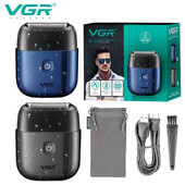 VGR Hair Trimmer Professional Waterproof Mini Beard Trimmer IPX7 Φορητή παλινδρομική κουρευτική μεμβράνη για άνδρες V-340