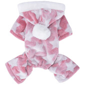 Pidžama za male pse Pjs Doggy Onesie Odjeća Mekana flanelska zimska topla pulover za kućne ljubimce Hoodie Slatka zvijezda Doggy kombinezon Odjeća za mačke Kaput