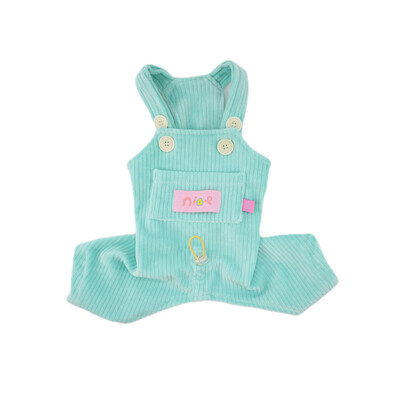 Pas Hlače s remenima od samta za kućne ljubimce Suknja s remenima za kućne ljubimce Odjeća za kućne ljubimce Jesen Zima Šnaucer Medvjedi Maltezer Mali pas Četveronožne hlače s remenima