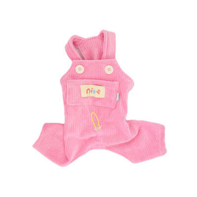 Pas Hlače s remenima od samta za kućne ljubimce Suknja s remenima za kućne ljubimce Odjeća za kućne ljubimce Jesen Zima Šnaucer Medvjedi Maltezer Mali pas Četveronožne hlače s remenima