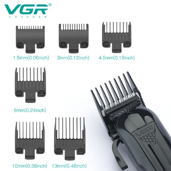 VGR Original Electric Hair Clipper Professional Hair Trimmer for Men Beard hair cutting Machine Digital Display V-282