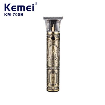 Kemei Professional Electric Hair Clipper Precision Beard Trimmer Retro Relief επαναφορτιζόμενη λαδιού κεφαλής ψαλίδα ώθησης KM-700B