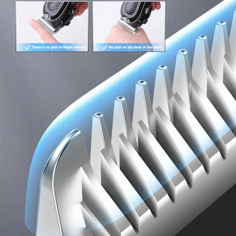 Kemei KM-1071 električni aparat za šišanje s USB punjenjem bežični trimer za bradu muški snažan električni aparat za šišanje