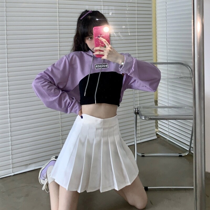 Ženska izrezana majica s kapuljačom i dugim rukavima, pulover s kapuljačom, majica s kapuljačom na spuštena ramena, spuštena majica s kapuljačom