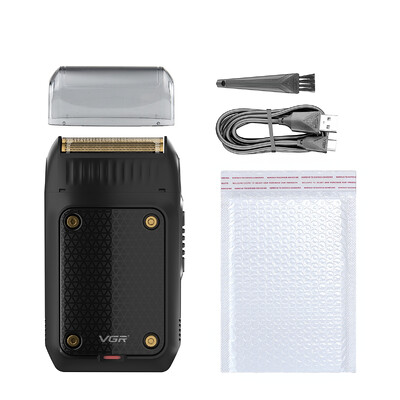 VGR muški aparat za brijanje brade Profesionalni trimer za kosu Električni aparat za brijanje lica USB punjenje Mini sigurnosni aparat za brijanje lica za muškarce V-353