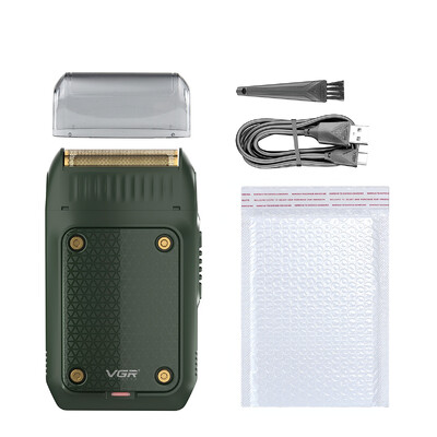 VGR muški aparat za brijanje brade Profesionalni trimer za kosu Električni aparat za brijanje lica USB punjenje Mini sigurnosni aparat za brijanje lica za muškarce V-353