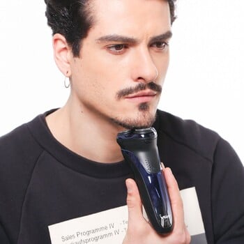 VGR Beard Shaver Electric Beard Trimmer Professional Face Shaver IPX7 Αδιάβροχο Ασφαλές Ασύρματο ξυριστικό για άνδρες V-306