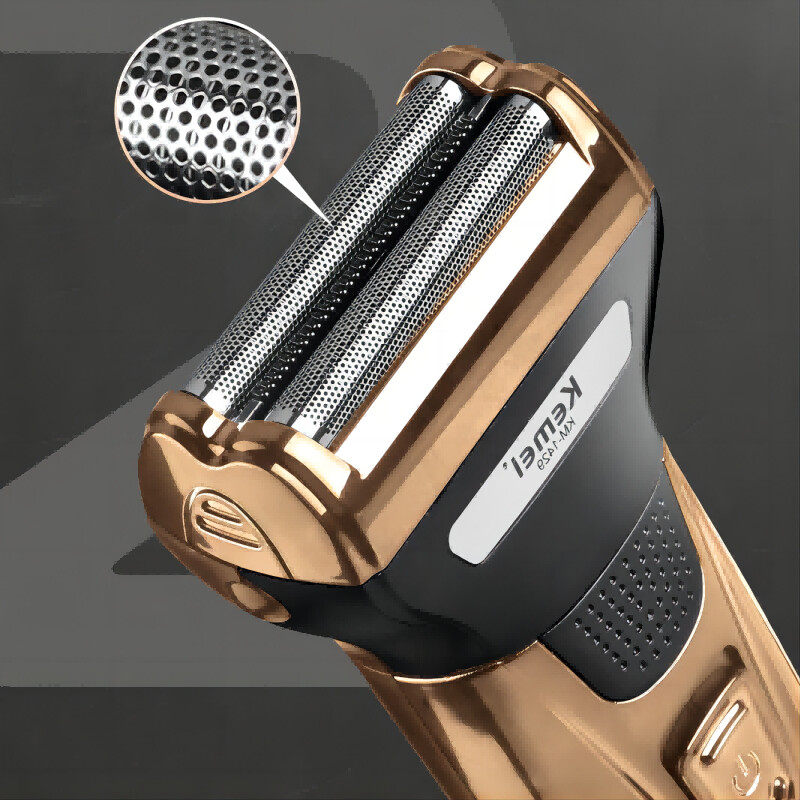 Kemei KM-1429 3 u 1 električni brijač za bradu, profesionalni trimer za nos, odvojiva oštrica, muški višenamjenski stroj za šišanje