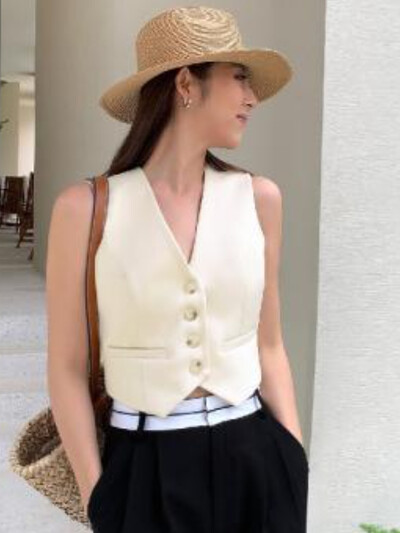 Vestid Naiste Kevad Retro Kontori Daami Mugav Trendikas V-kaelus Soliidne Kõik sobivad Lihtne Korea stiil Elegantne Disain Fit Vaba aeg