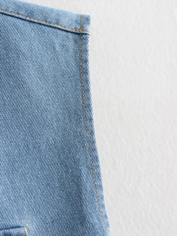 Willshela Ženska moda s džepovima Traper jednoredne jakne bez rukava Prsluci Vintage Ženske majice bez rukava s preklopom