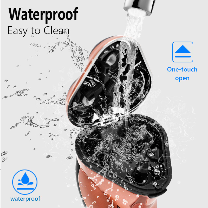 Snažni bežični LCD električni brijač 3D plutajući električni brijač za mokru suhu bradu punjivi aparat za brijanje lica za muškarce