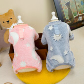 Kombinezon za pse i mačke Pidžama Star Design Mekana trenirka Pet Puppy Pants T-Shirt