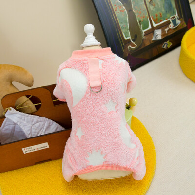 Kombinezon za pse i mačke Pidžama Star Design Mekana trenirka Pet Puppy Pants T-Shirt