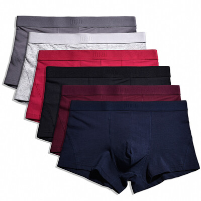 Chiloți sexy pentru bărbați Boxeri Lenjerie de corp pentru bărbați Pantaloni scurti boxer cu talie medie, convexe, în U, din bumbac, Lenjerie de corp pentru bărbați Chiloți boxer cu franjuri S - 3XL