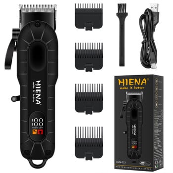 HIENA Beard Trimmer Shavers Hair Clippers Σετ για άντρες Μηχάνημα κοπής USB Επαναφορτιζόμενη κουρευτική κουρέας επαγγελματικό κούρεμα