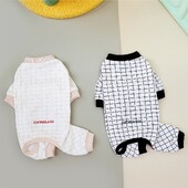 Kombinezoni za pse, prsluk s uzorkom slova, odjeća za proljeće, ljeto za Teddyja, francuskog buldoga, udobna odjeća za štene, prozračna odjeća