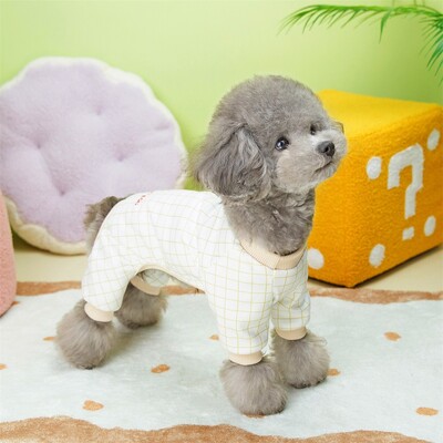 Kombinezoni za pse, prsluk s uzorkom slova, odjeća za proljeće, ljeto za Teddyja, francuskog buldoga, udobna odjeća za štene, prozračna odjeća