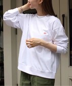 Proljetna tanka trenirka Muška/Ženska Same Minimalistički vez Pamuk O-izreza Dugih rukava Široka Trenirka Široka Udobna