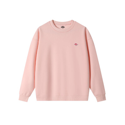 Proljetna tanka trenirka Muška/Ženska Same Minimalistički vez Pamuk O-izreza Dugih rukava Široka Trenirka Široka Udobna